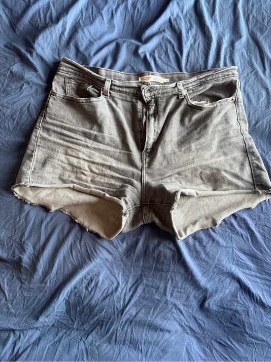Levi's Pants - Levi's Washed Black High-Rise Jean Shorts